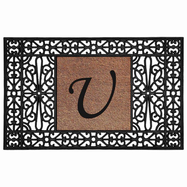 Calloway Mills Monogram Door Mat, Coir, Black, Natural, 30 in W x 48 in L 104103048U - main